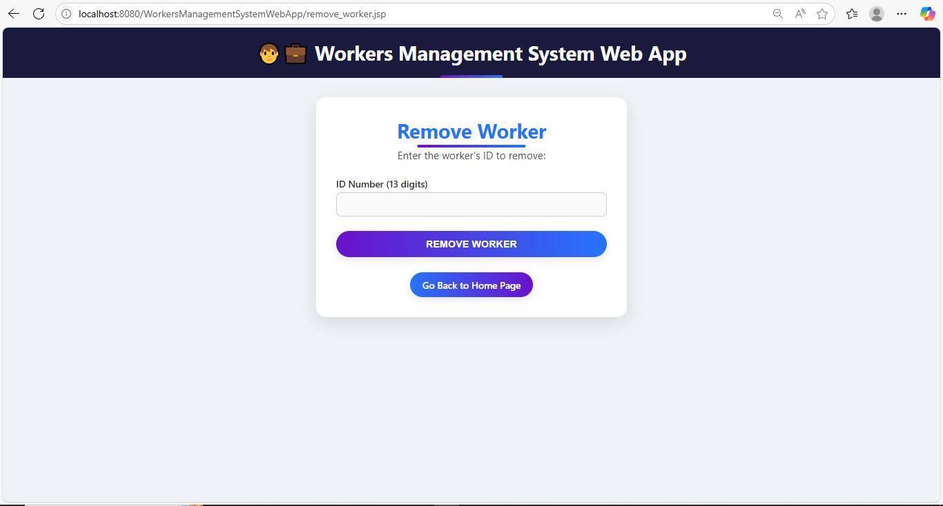 Remove worker